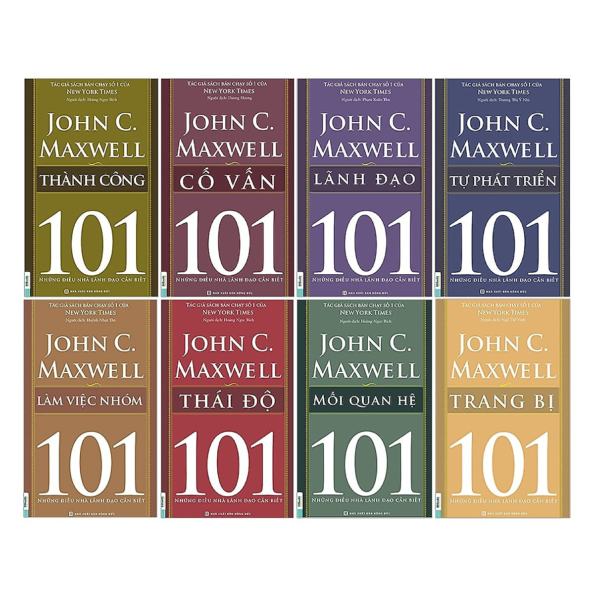 Trọn Bộ 8 Cuốn Sách: 101 Những Điều Nhà Lãnh Đạo Cần Biết (Tặng kèm bút chì Kingbooks)