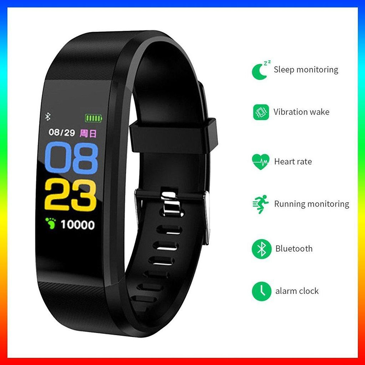 Đồng Hồ Thông Minh 115 Plus Chống Thấm Nước Hỗ Trợ Theo Dõi Sức ...