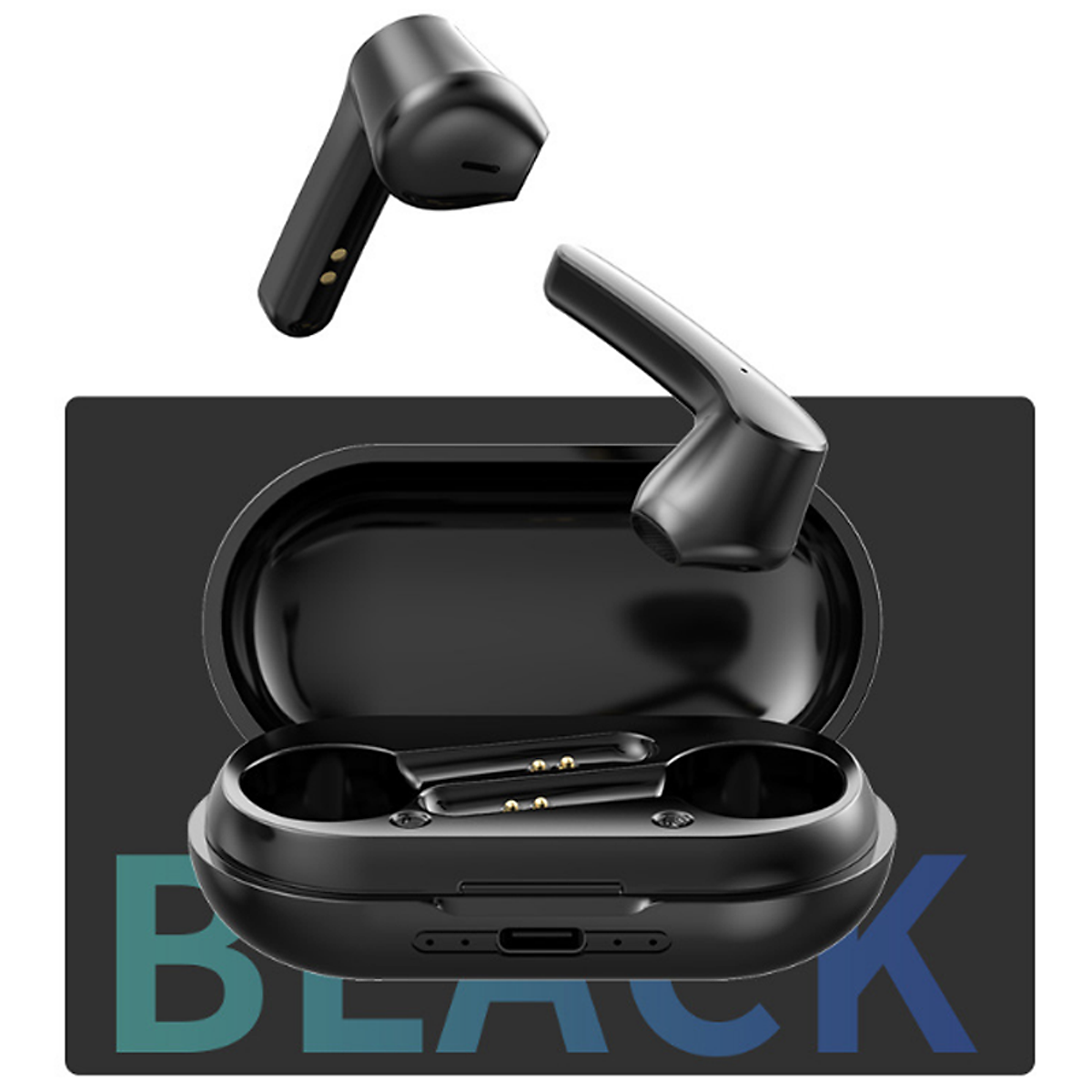 Tai Nghe Bluetooth Không Dây Kết Nối Bluetooth Nhanh Chóng Cảm Ứng Vân Tay Thông Minh - Hàng Chính Hãng
