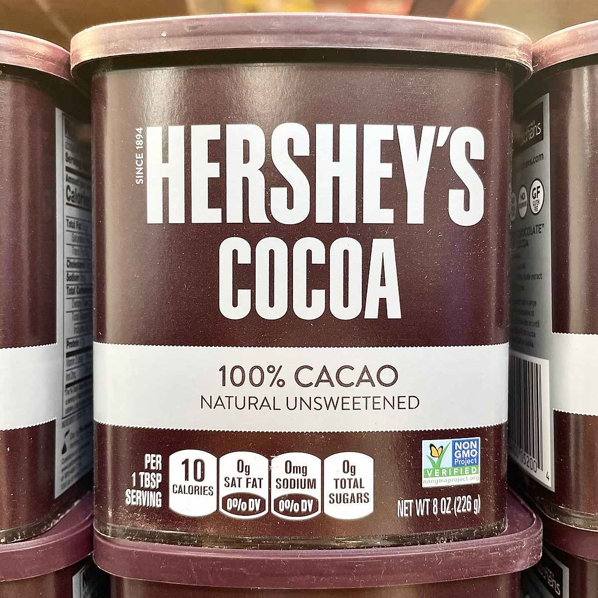 Bột Cacao Nguyên Chất Hershey's Hộp 226g Hàng Nhập Mỹ
