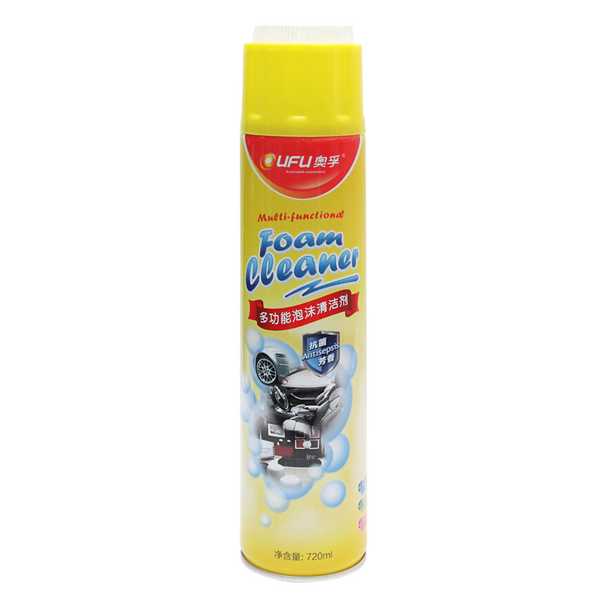 Chai Xịt Vệ Sinh Ghế Da Nội Thất Ô Tô OUFU AF-1101 720ml