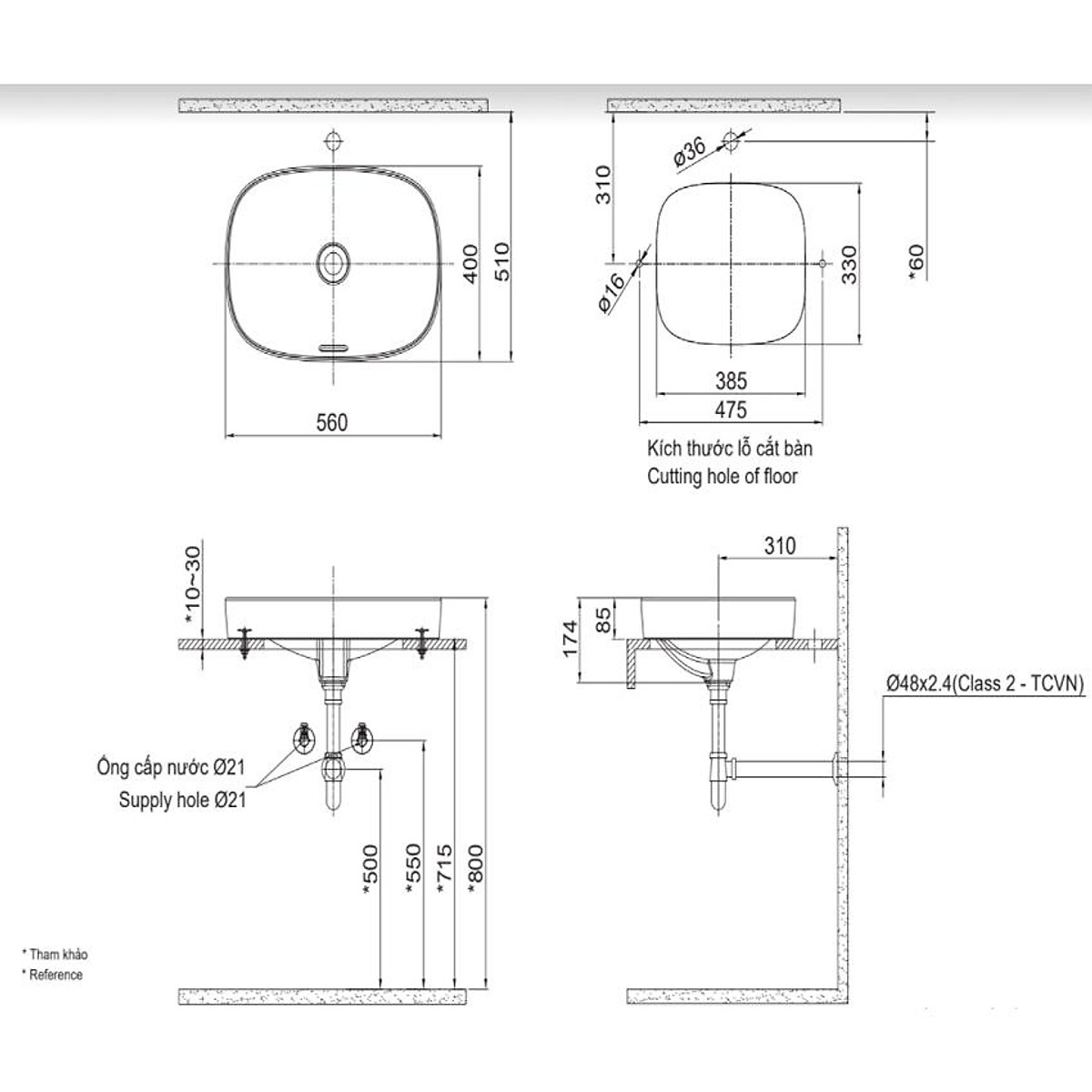 Chậu Rửa Lavabo Inax AL-642V Đặt Bàn AquaCeramic. Chất liệu sứ cao cấp, Có  men