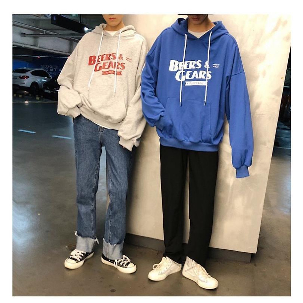 Áo Khoác Hoodie Chống Bụi Cho Nữ Cho Nam Có 3 Màu, Nỉ unisex In Hình form rộng