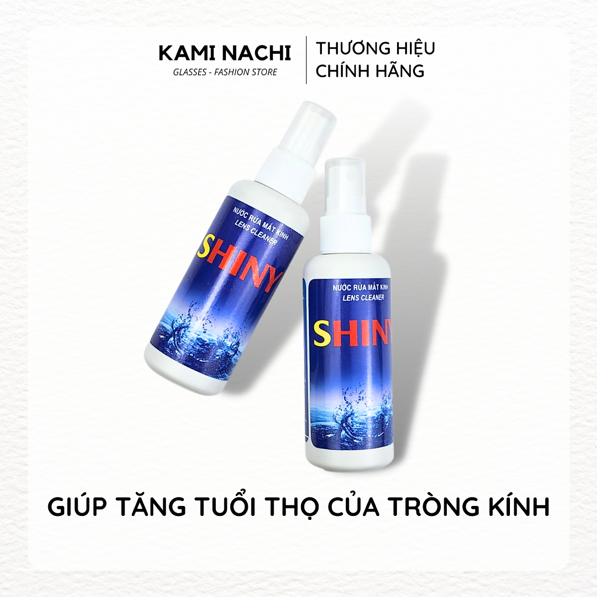 Nước xịt rửa mắt kính chuyên dụng KAMI NACHI 100ml