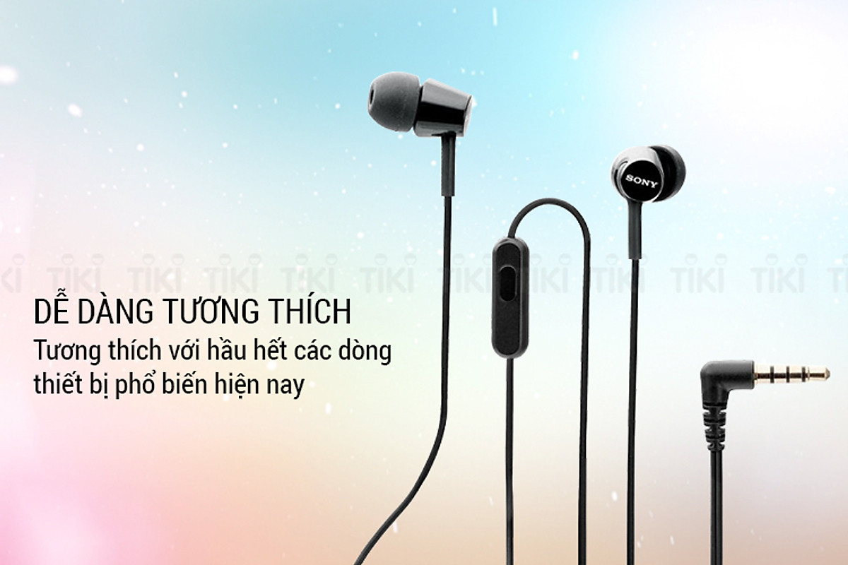 Tai Nghe Nhét Tai Sony MDR-EX155AP - Hàng Chính Hãng