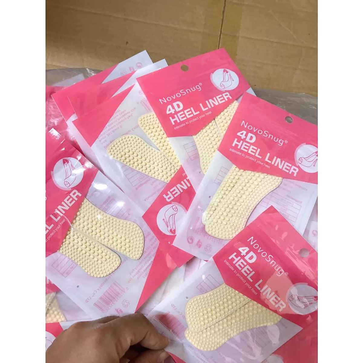 Miếng lót gót giày silicon 4 D chống trầy chân (1 cặp) ...