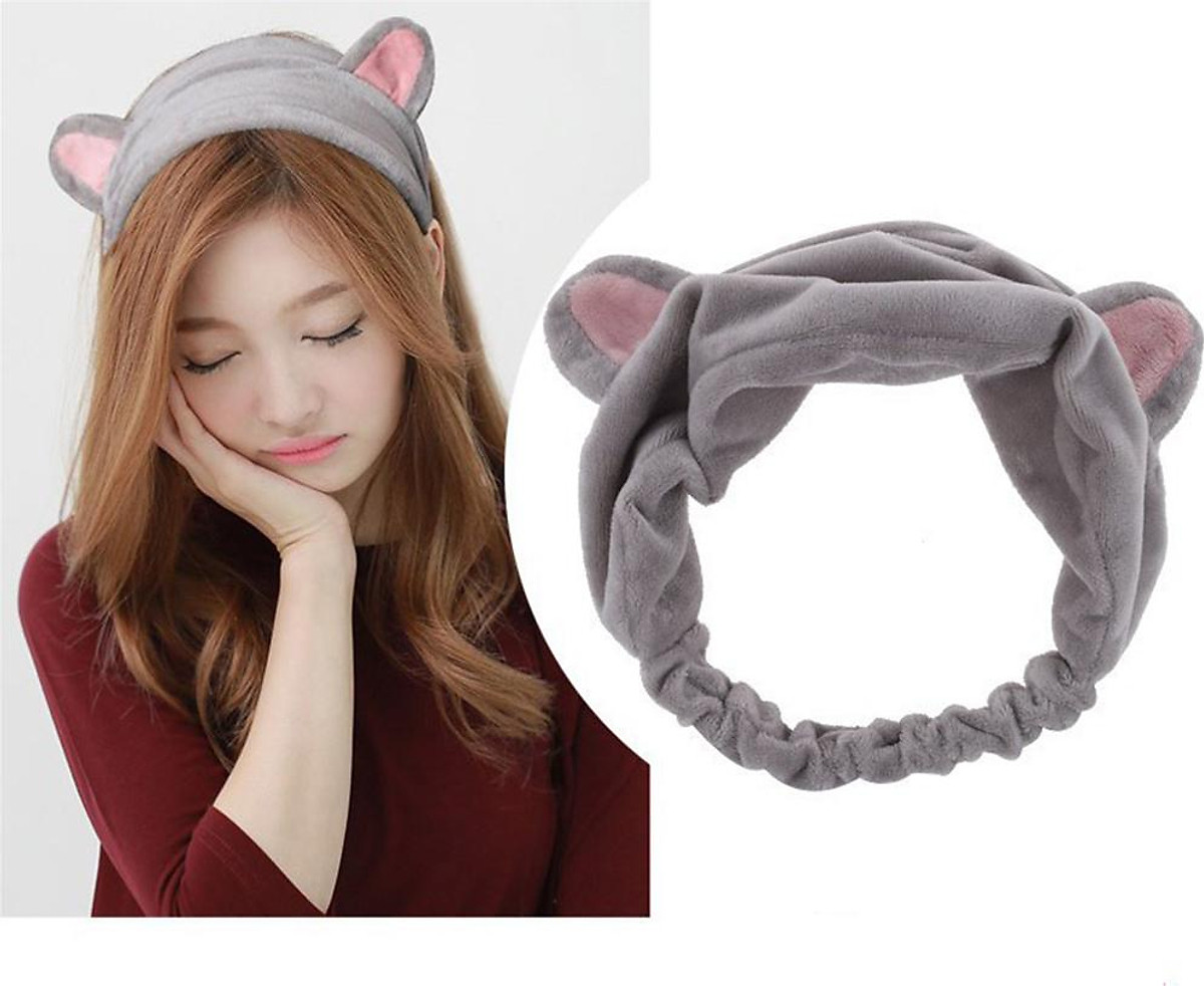 Băng Đô Tai Mèo Đeo Khi Tắm Và Rửa Mặt Dễ Thương Cho Nữ - hình 15