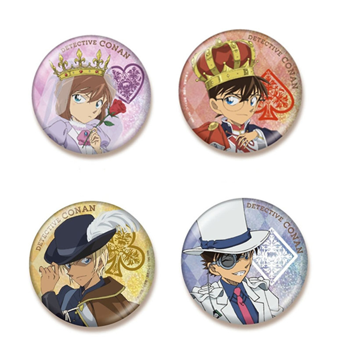 Mua Combo 4 huy hiệu cài áo DETECTIVE CONAN - THÁM TỬ LỪNG DANH anime ver HOÀNG GIA | Tiki Mua Combo 4 huy hiệu cài áo DETECTIVE CONAN - THÁM TỬ LỪNG DANH anime ver HOÀNG GIA | Tiki