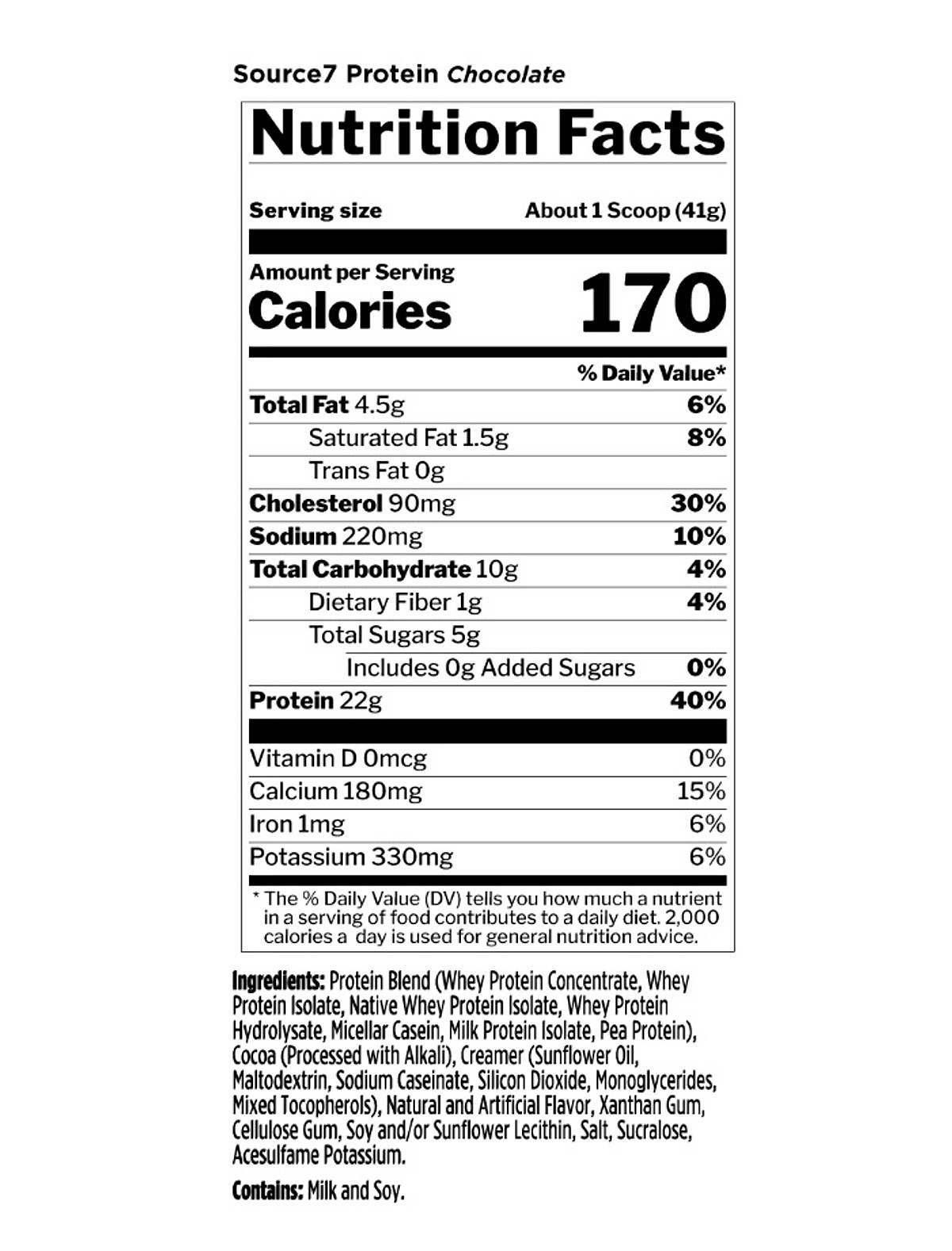 Whey từ 7 loại protein Rule 1 Source 7 Protein 1.9lb