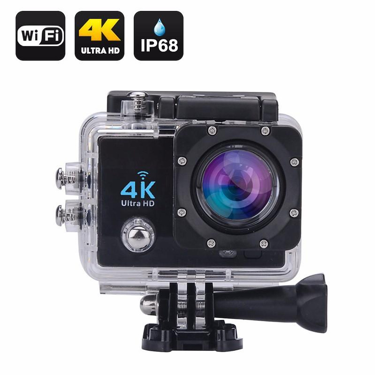 Camera hành trình Mẫu Mới 2018 xe máy Sport Cam A19 Wifi 4K có REMOTE