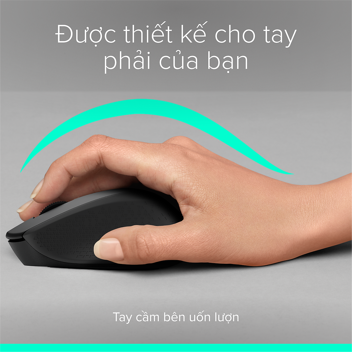 Chuột không dây Logitech M330 Silent Plus giảm ồn 90% - USB 2.4GHz, pin 2 năm, phù hợp người thuận tay phải, PC/ Laptop - Hàng chính hãng - Màu Đen