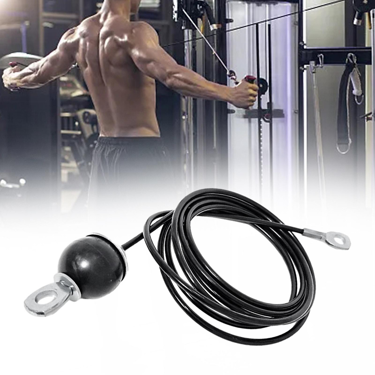 Steel Wire Ropes Cord Cable Machine Durable Fitness Pulley Cable ...