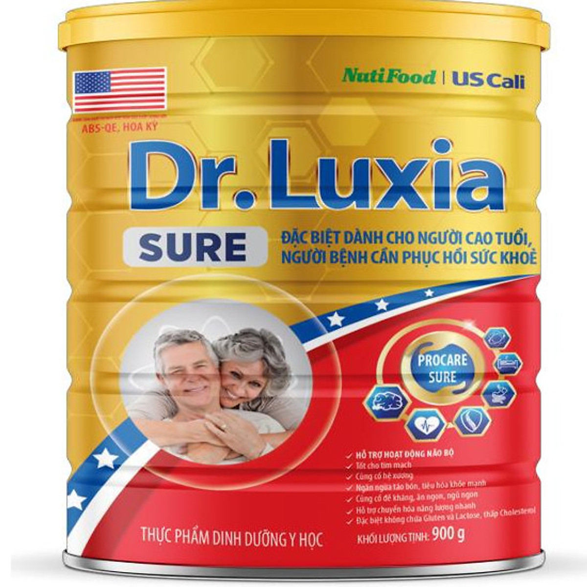 Sữa bột Dr. Luxia Sure đặc biệt dành cho người cao tuổi và cần phục hổi sức khỏe