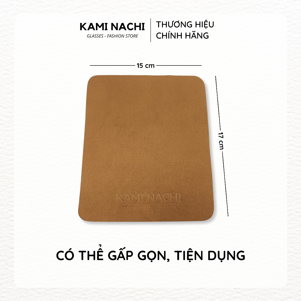 Khăn vi sợi đa năng chuyên dụng KAMI NACHI - Lau mắt kính cận, mặt kính điện thoại