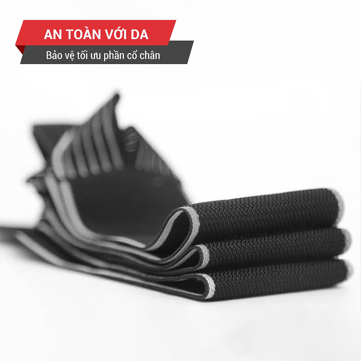 Băng quấn cố chân, băng bảo vệ cổ chân, mắt cá chân GoodFit co giãn đàn hồi, đệm silicone chống trượt GF612A