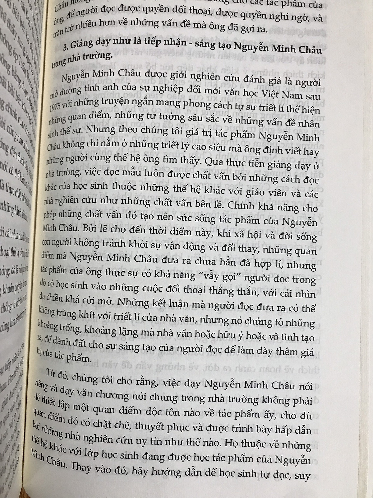 NGUYỄN MINH CHÂU TRONG TIẾN TRÌNH ĐỔI MỚI VĂN HỌC VIỆT NAM