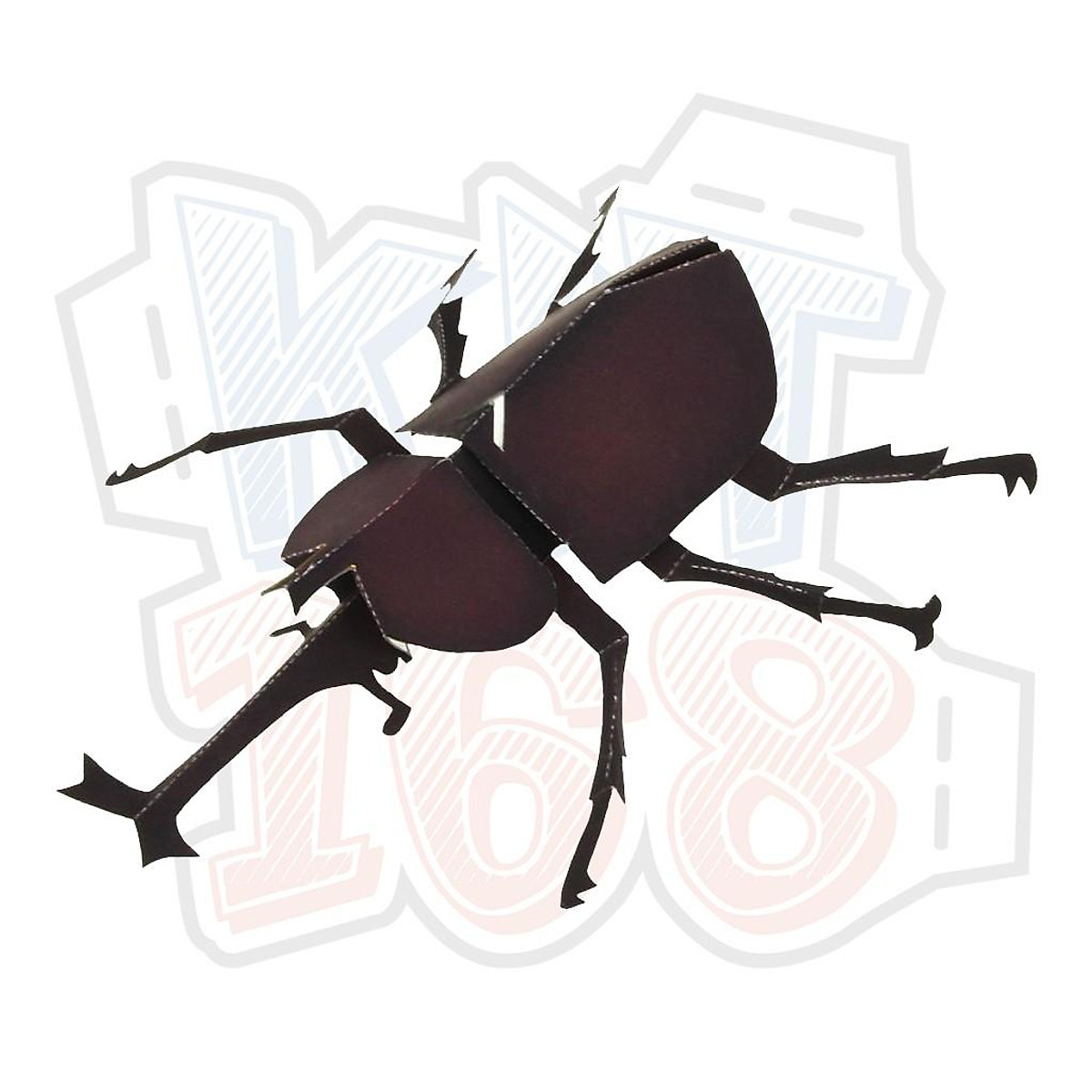 Mô Hình Kim Loại Lắp Ráp 3D Steel Warcraft Bọ Cánh Cứng Stag Beetle    ArtPuzzlevn