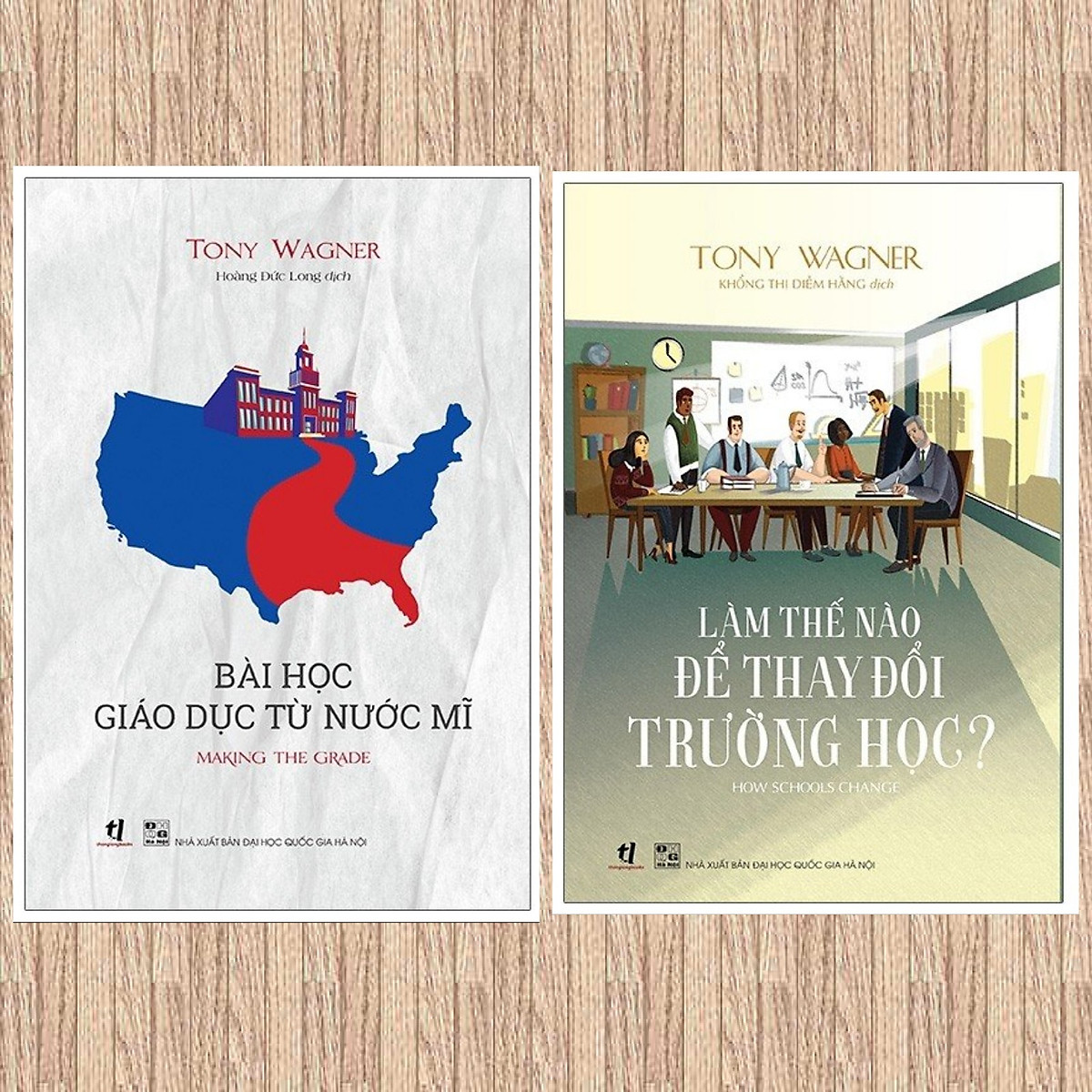 Combo sách thay đổi trường học: Bài Học Giáo Dục Từ Nước Mĩ + Làm Thế Nào Để Thay Đổi Trường Học?