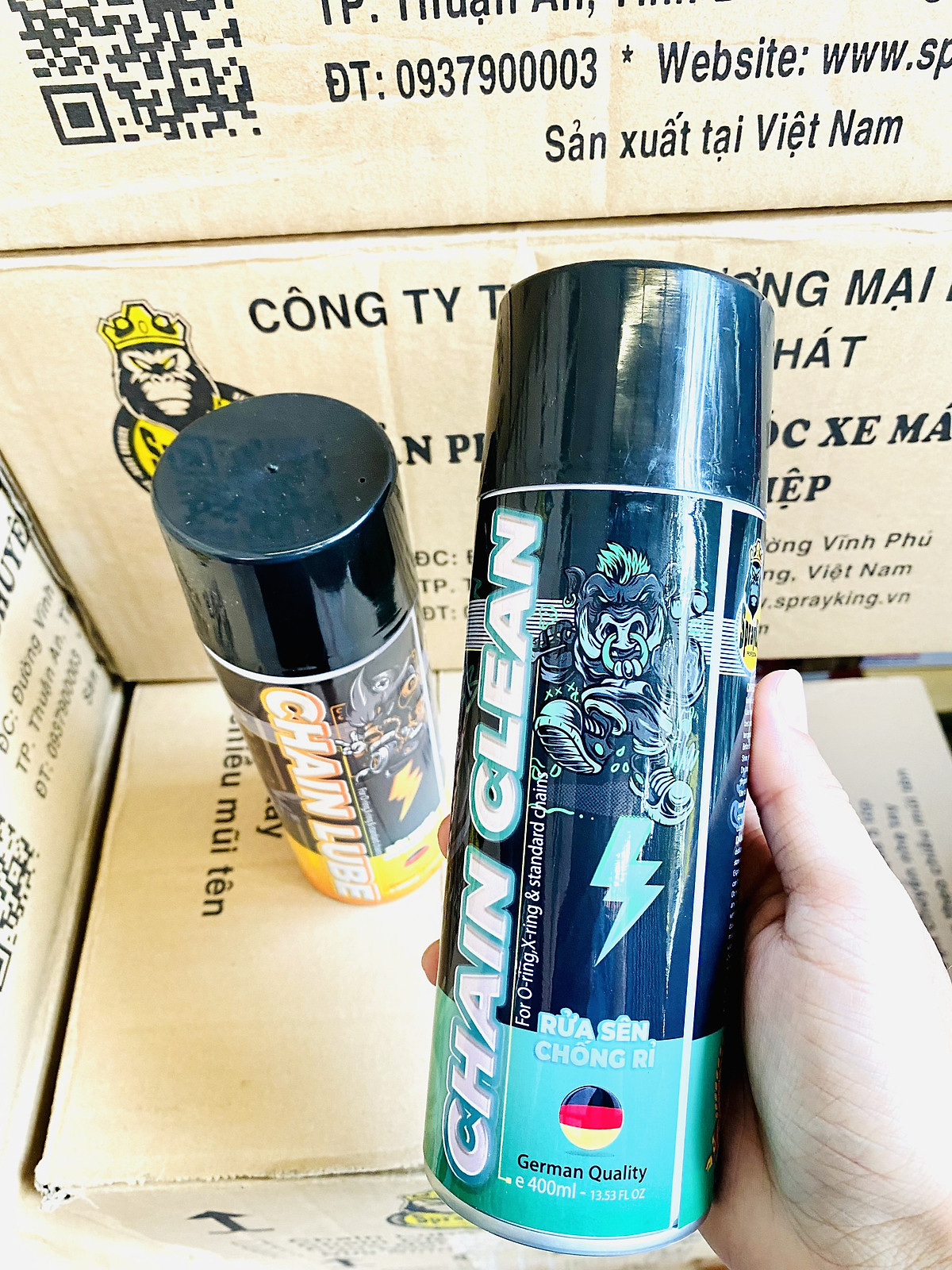 SPRAYKING combo vệ sinh sên , dưỡng sên , dưỡng nhám