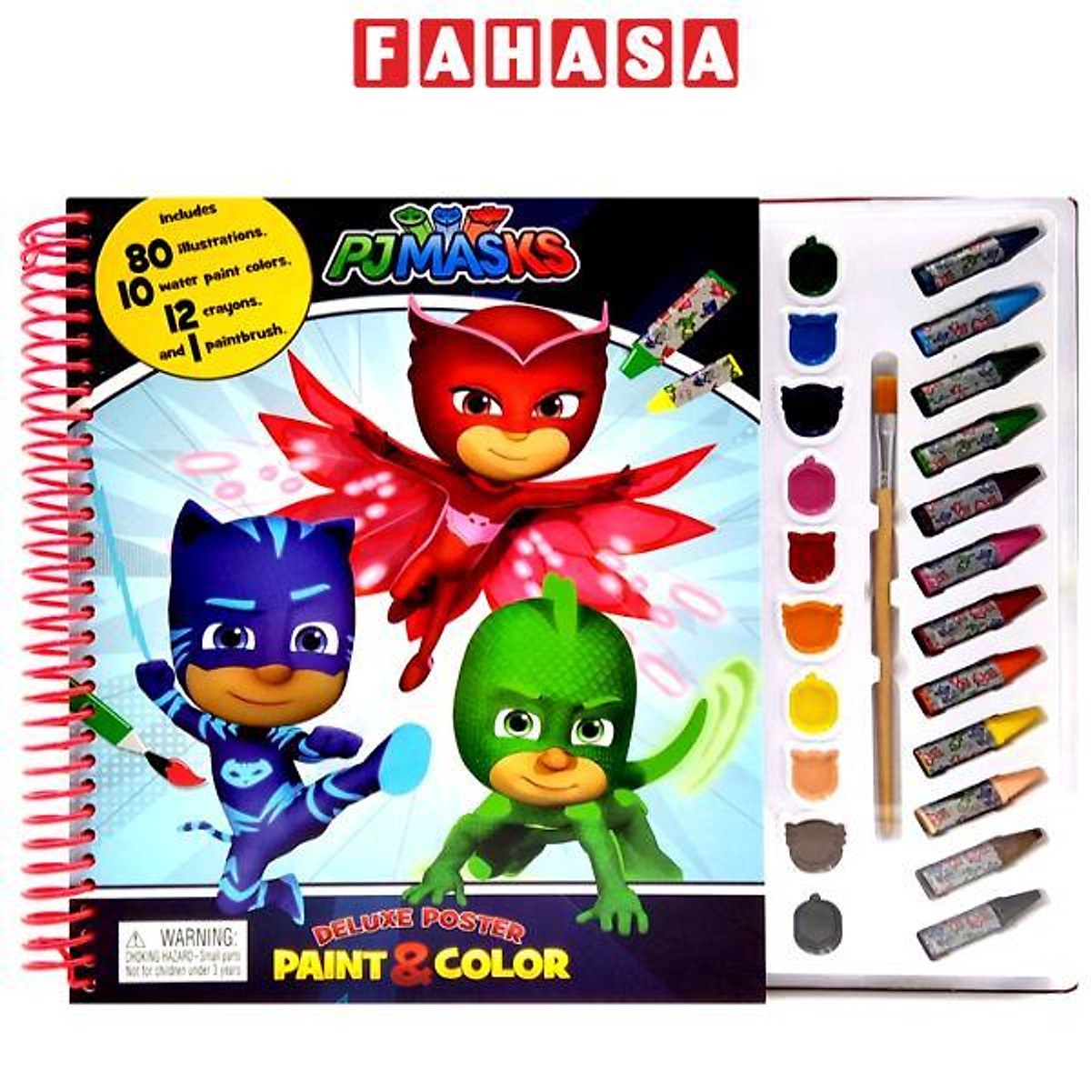 Eone Pj Masks Deluxe Poster Paint & Color