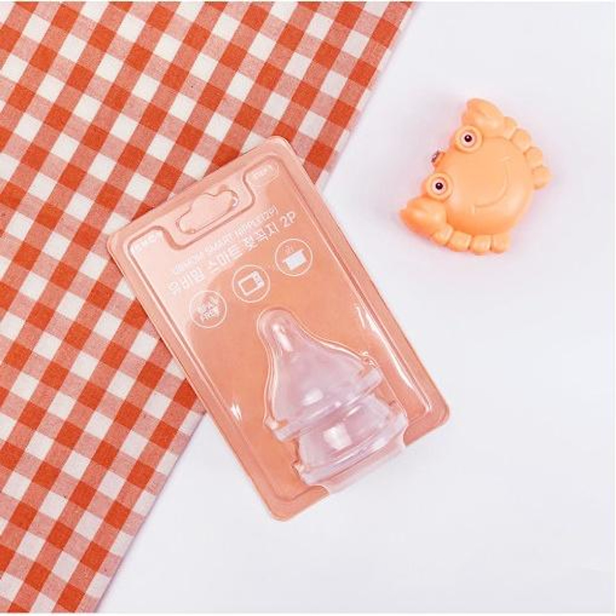 Núm ti bình sữa UBMOM Hàn Quốc (set 2 cái)