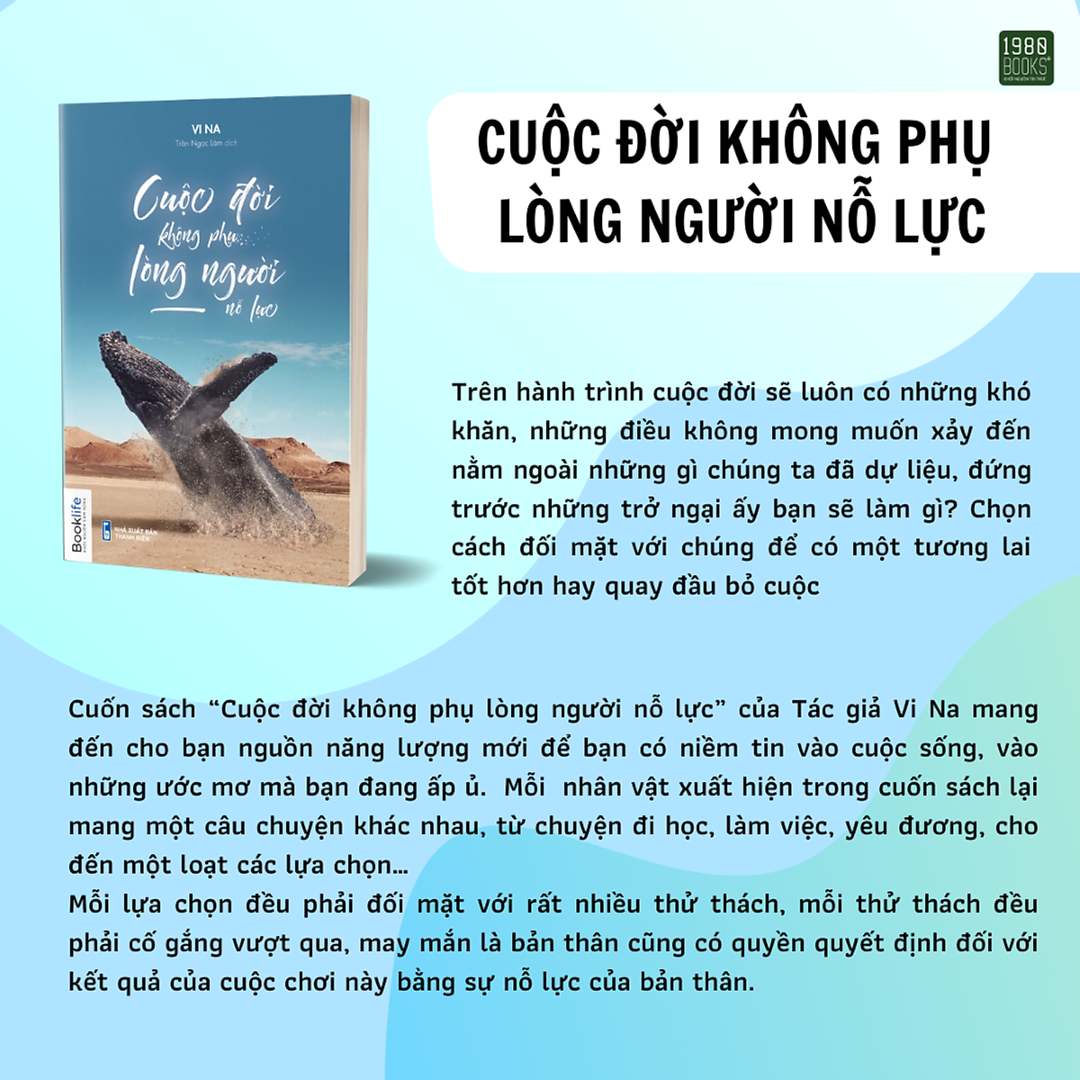 Combo 2 cuốn Sáng hoan ca chiều thưởng + Cuộc đời không phụ lòng người nỗ lực - Booklife