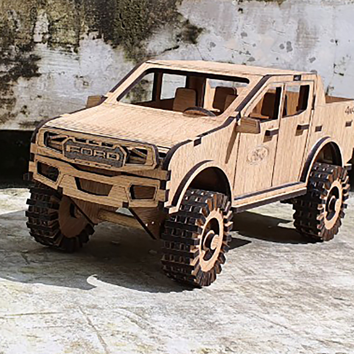 Mua Mô hình gỗ xe bán tải Ford Ranger Nhãn hiệu Nhỏ  Xinh xuất xứ Việt  Nam trang trí không gian làm việc chứa card visit cắm viết thích hợp làm