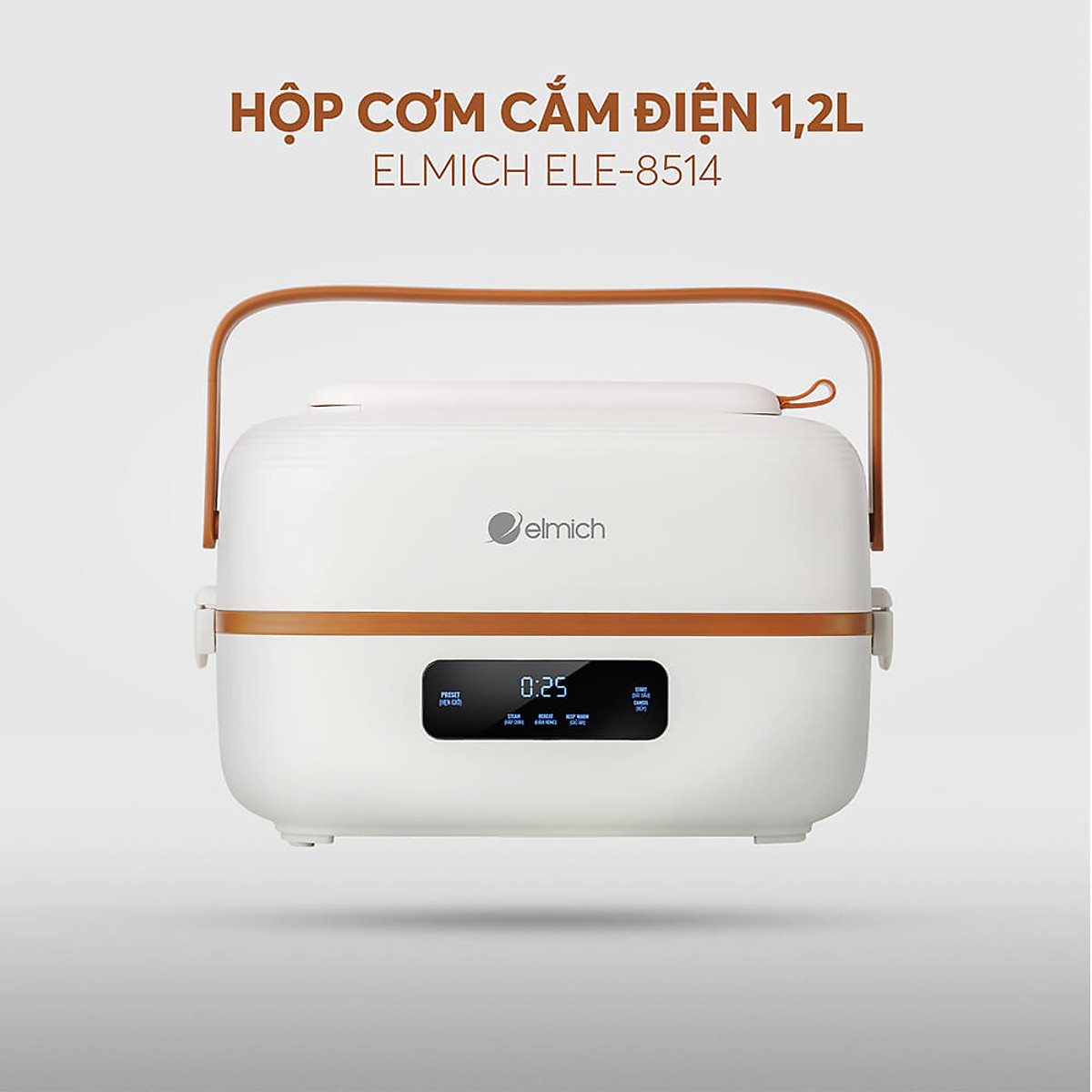 Hộp cơm cắm điện Elmich 1.2L ELE-8514 - Hàng chính hãng