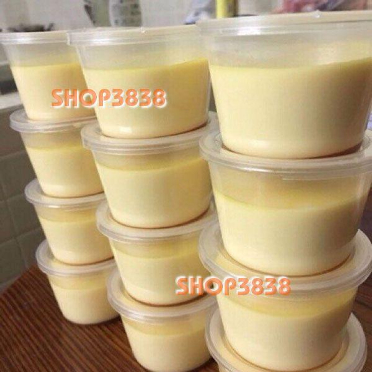 Mua Como 20 Khuôn Làm Bánh Flan Sữa Chua Rau Cau ( 3 Kích thước ...