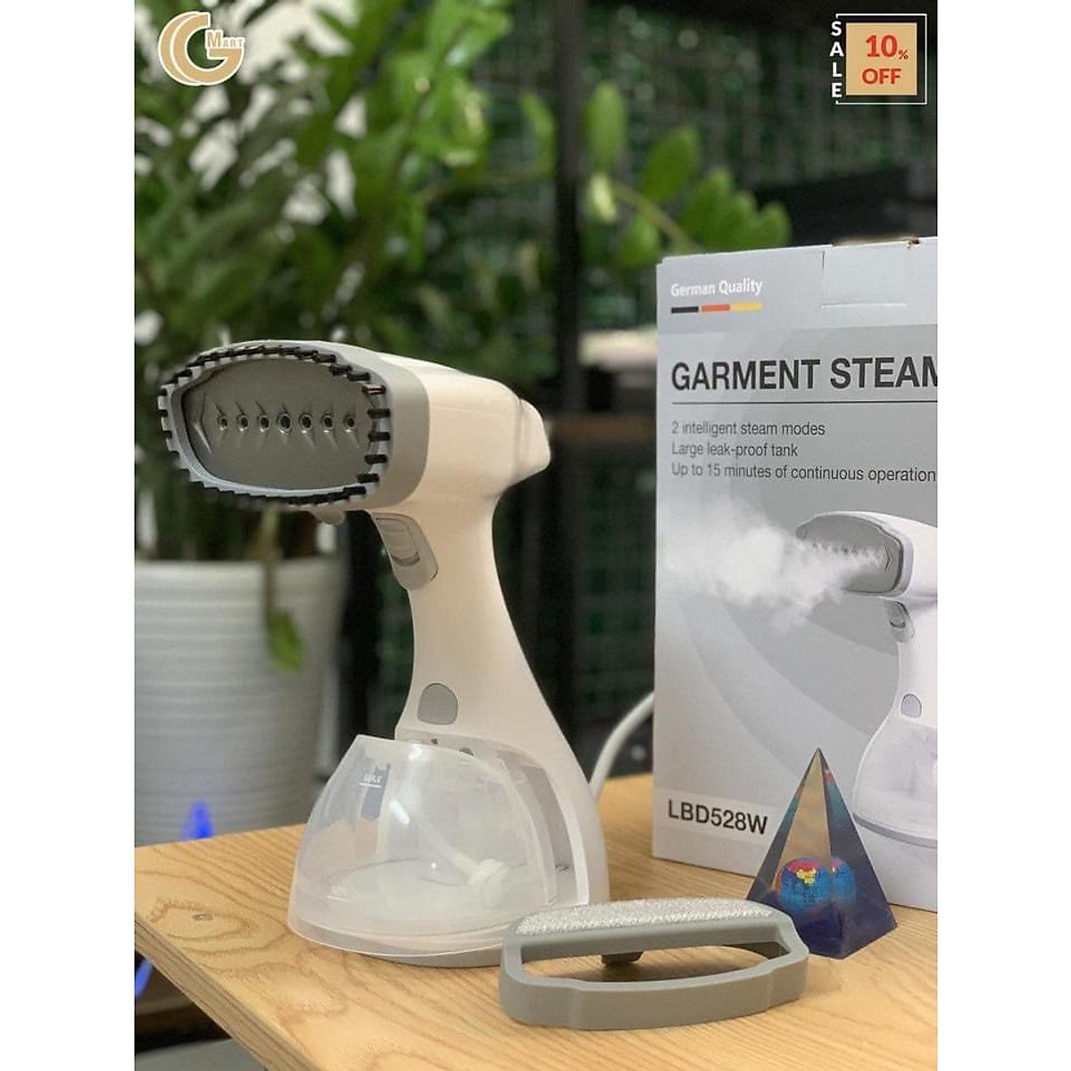 Bàn Là Hơi Nước Cầm Tay Lebenlang LBD528 công suất 1500W-300ML làm nóng nhanh - Hàng chính hãng