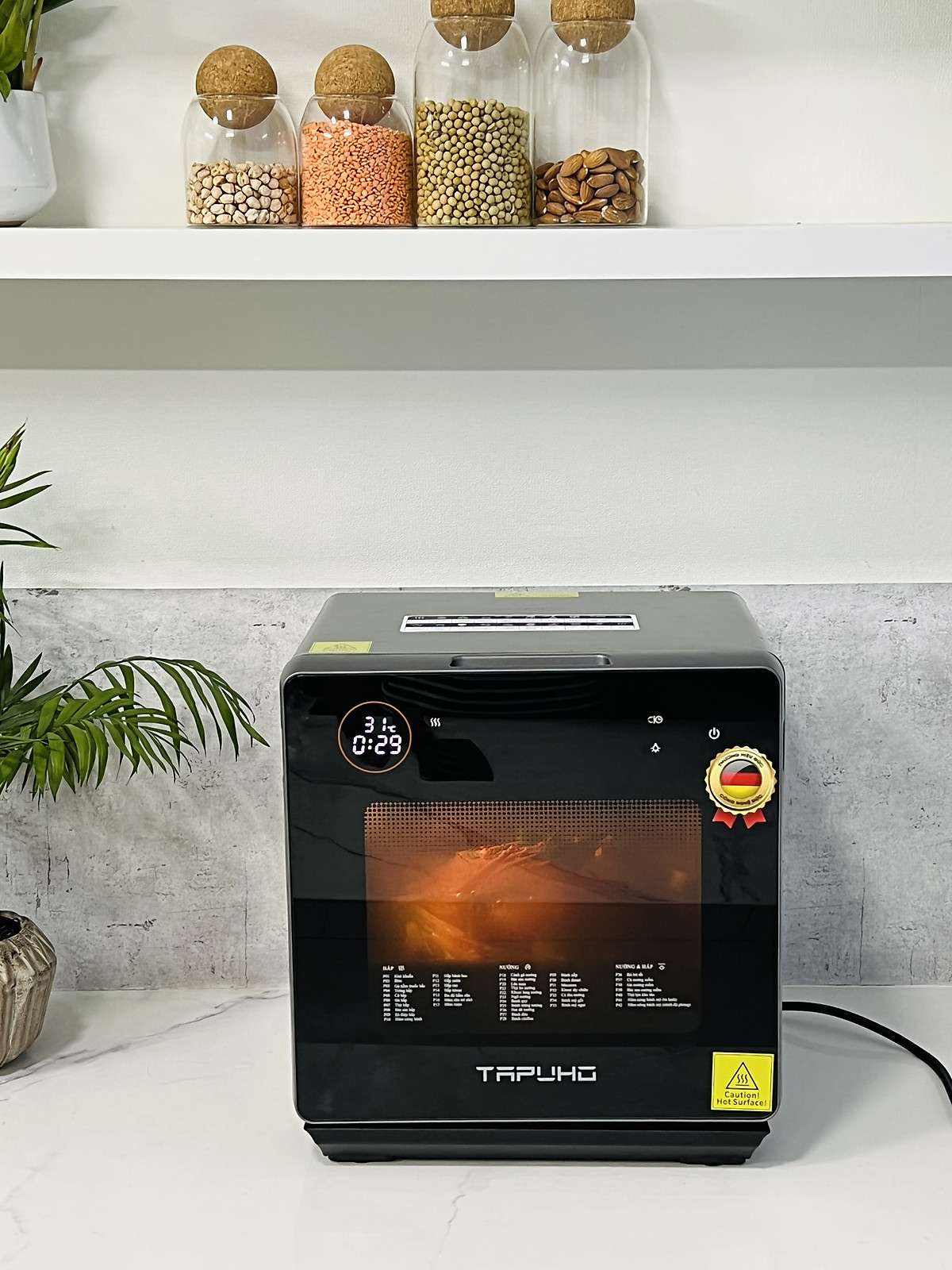 Nồi chiên hơi nước cao cấp TAPUHO TSF16 - Thương hiệu Đức - 2.800w - 16 lít - BH 2 năm