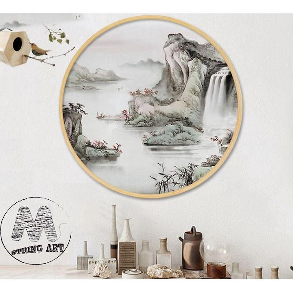 TRANH CANVAS KHUNG TRÒN DÙNG ĐỂ VẼ tranh sơn dầu, gesso, màu nước, acrylic & LÀM Tranh Canvas Khung Tròn Dùng Để Vẽ Tranh Sơn Dầu, Gesso, Màu Nước, Acrylic & Làm
