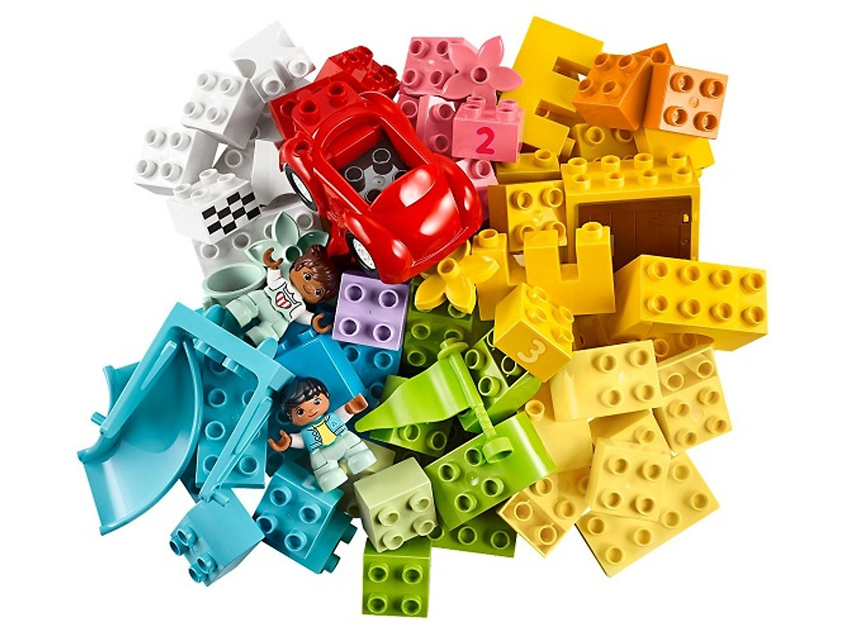 Đồ Chơi Lắp Ráp LEGO Duplo Thùng Gạch Sáng Tạo 10914 Cho Bé Trên 1 Tuổi (85 chi tiết)