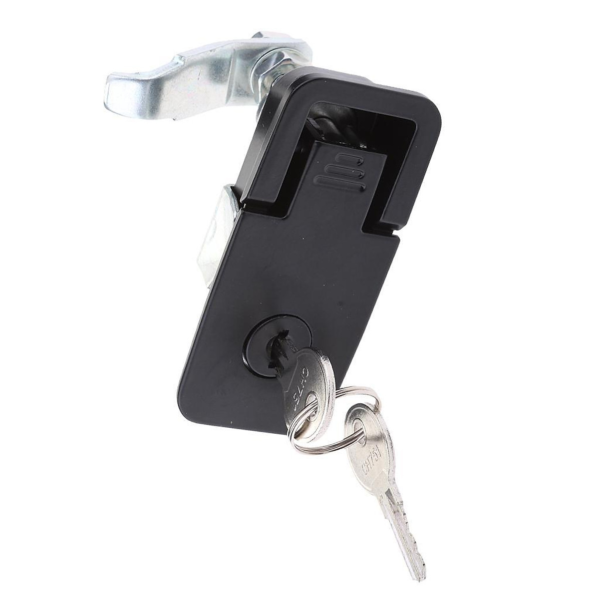 Black Compression Latch / Lock with Keys Fits Horsebox Trailers Locker Doors