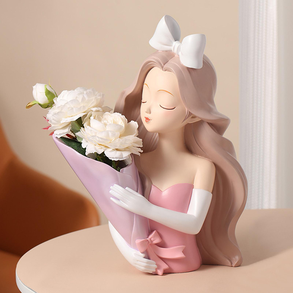 GIEMZA Flower Vase Doll Cute Cartoon Pottery for Plants Comics Anime Dried  Flowers for Decoration Everything