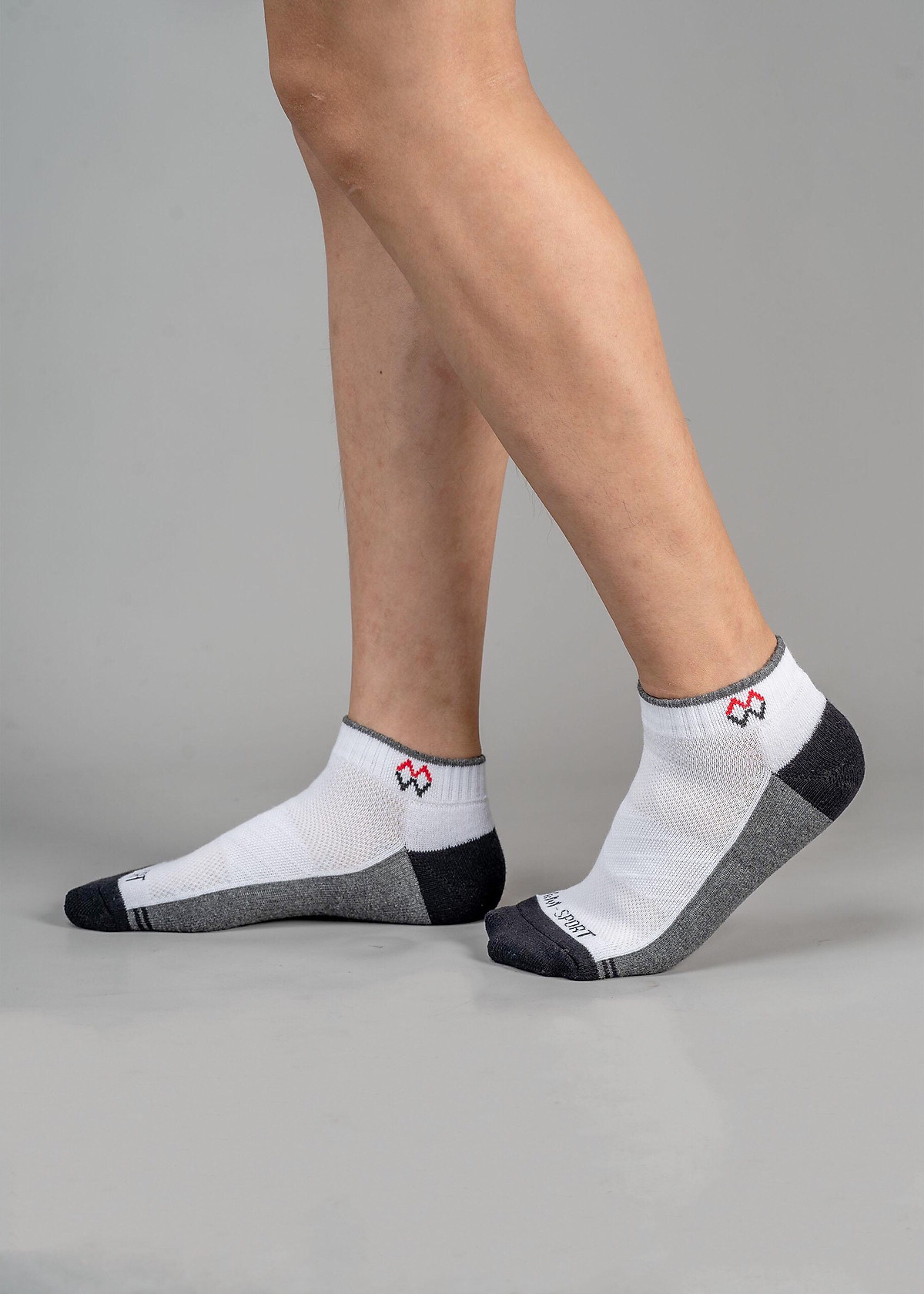 Combo 3 Đôi Tất Vớ Thể Thao, Vớ Đá Banh, Vớ Chạy Bộ Cổ Ngắn, Sợi Cotton Cao Cấp Chống Hôi Chân, Chống Phồng Rộp Chân, Chống Trượt Co Giãn 4 Chiều Mrm Manlywear - MM