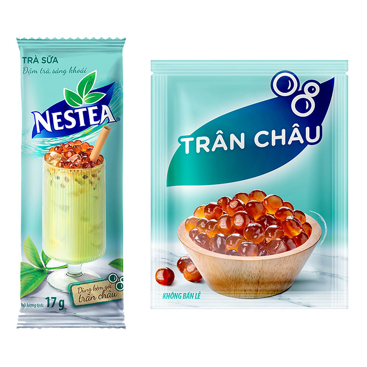 Trà sữa NESTEA trân châu hộp 5 gói x 17 g