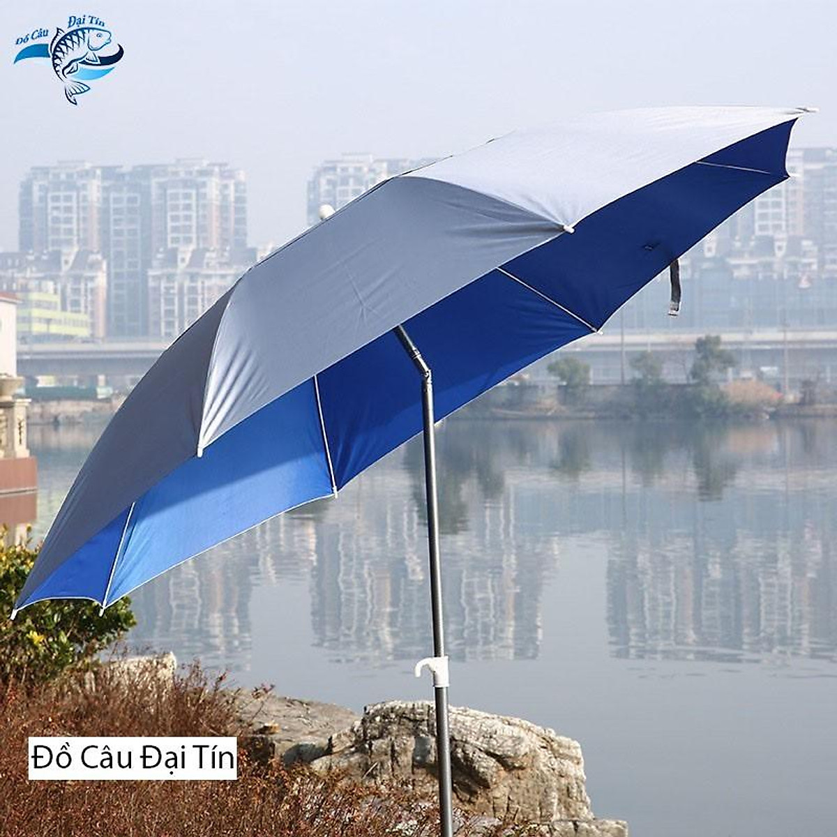 Ô Đi Câu Cá, Ô Che Nắng, Che Mưa, Ô Dã Ngoại 1m8 Xanh Bạc Ô Đi Câu Cá, Ô Che Nắng, Che Mưa, Ô Dã Ngoại 1M8 Xanh Bạc
