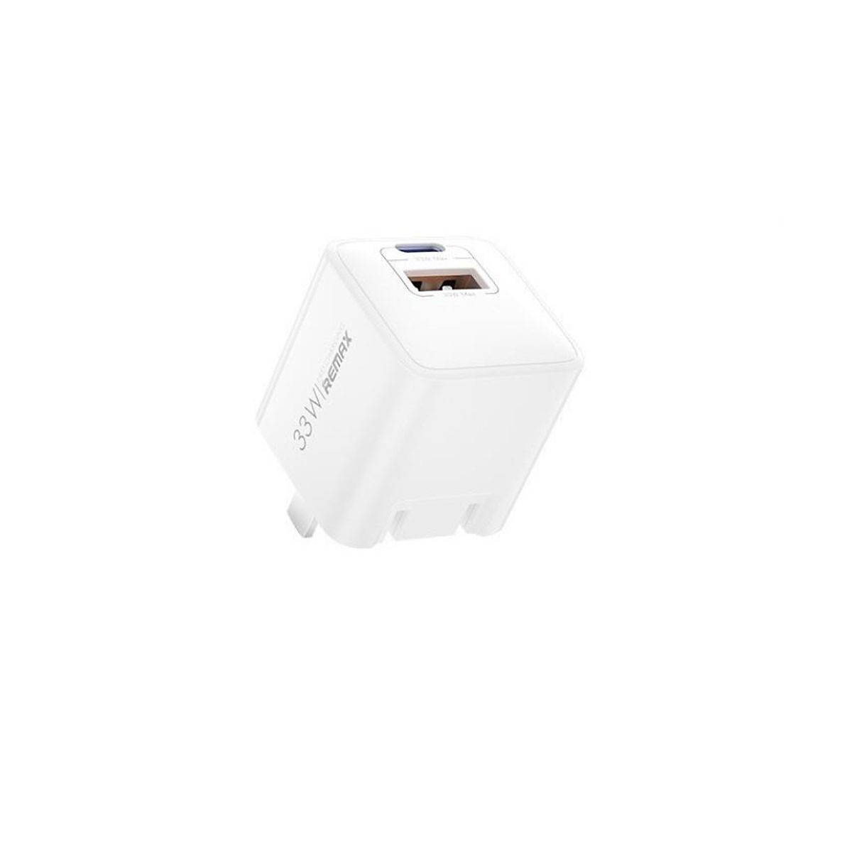 Củ sạc nhanh GaN công suất 33W Remax RP-U25 chuẩn kép PD + QC 3.0 - Hàng chính hãng