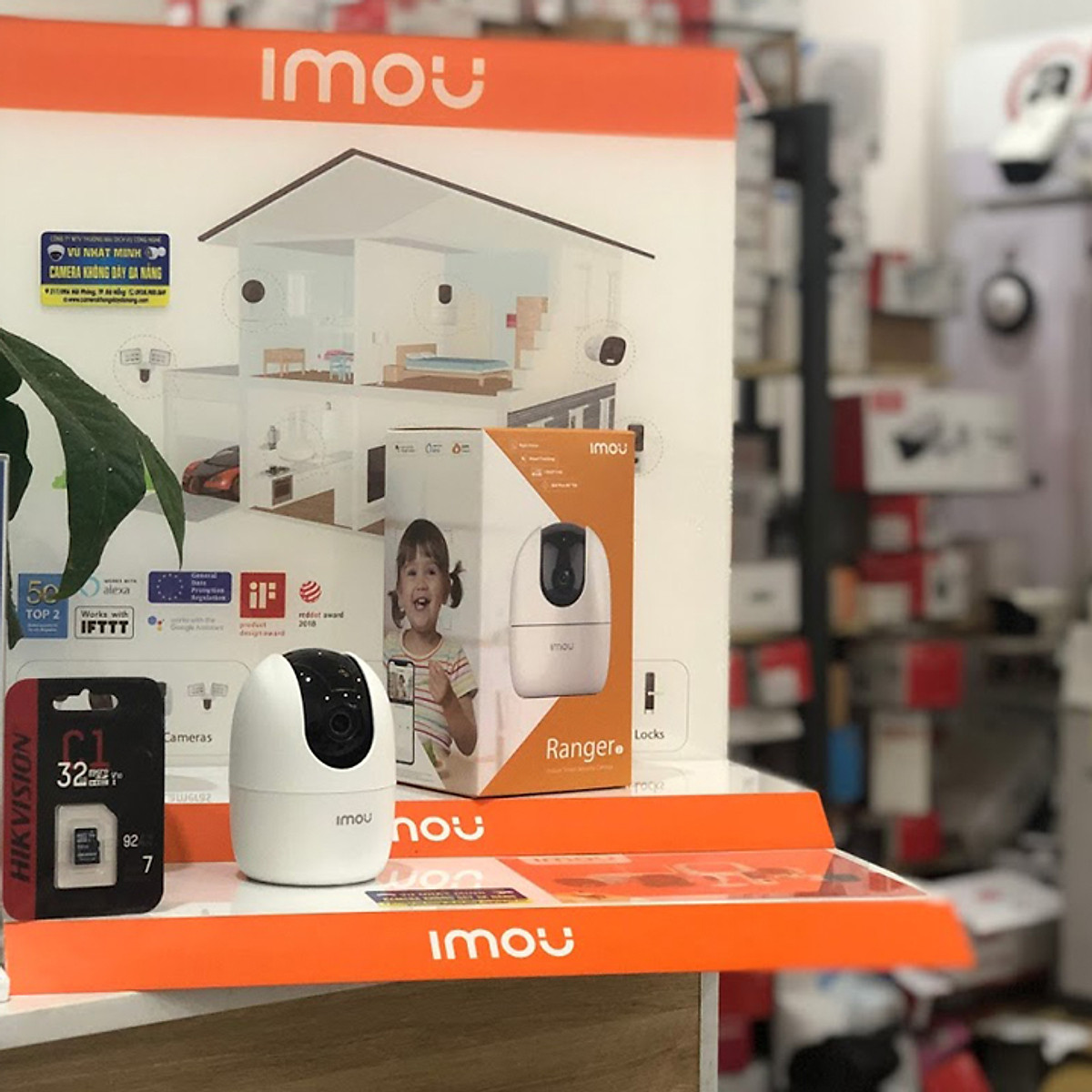 Camera IP Wifi 2MP quay quét thông minh Imou Ranger 2 IPC-A22EP hàng chính hãng DSS Việt Nam