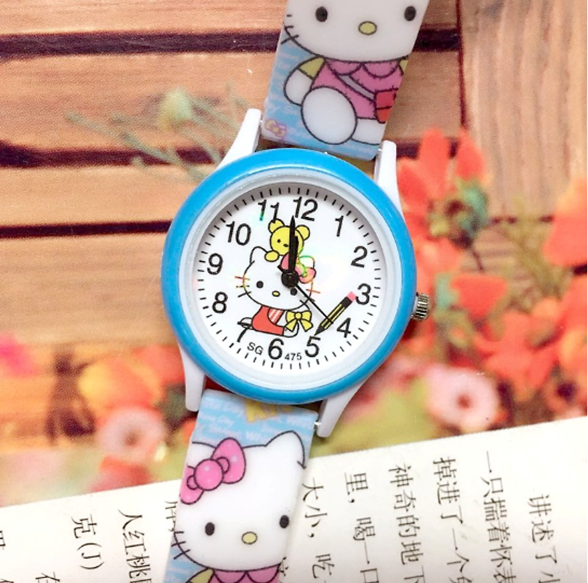 Đồng Hồ Trẻ Em KITTY22 DH10 Hình Hello Kitty cho bé gái (Hình Chụp ...