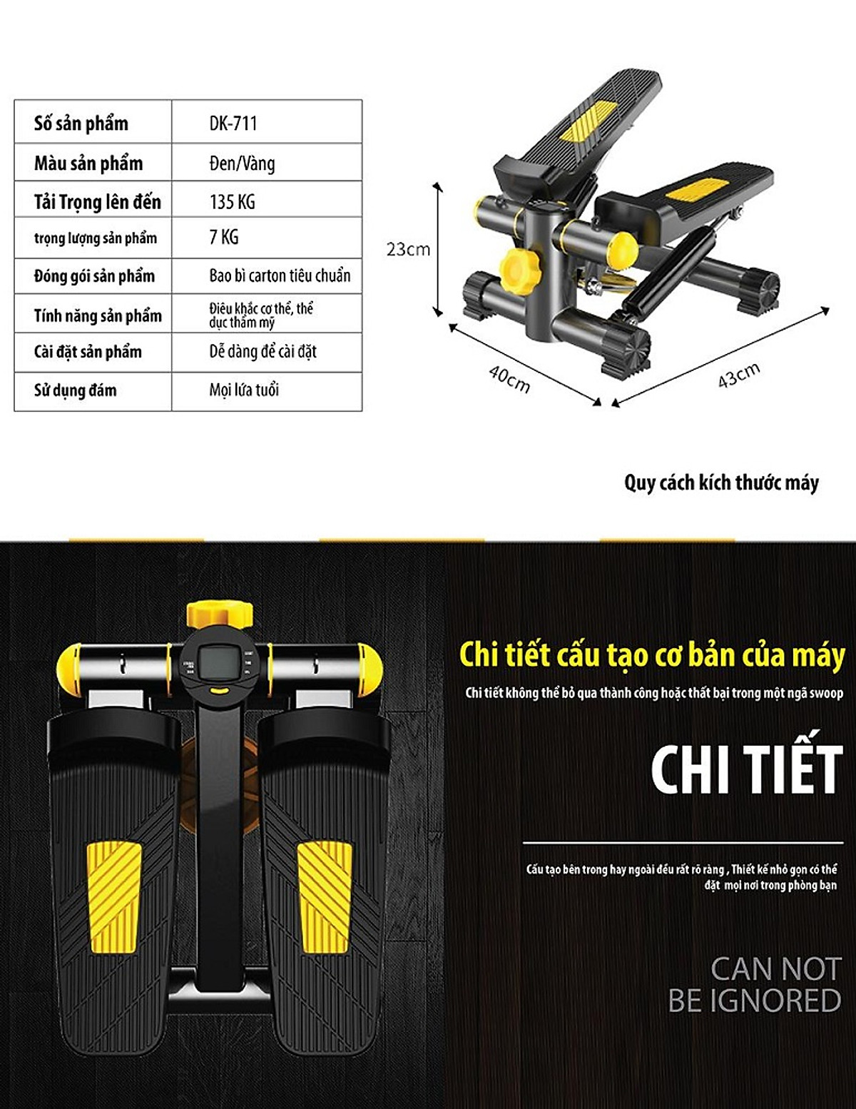 Máy chạy bộ tại chỗ Mini Stepper BG Máy Chạy Bộ Điện Gia Đình Nhỏ Gọn Màn Hình Điện Tử (hàng nhập khẩu)