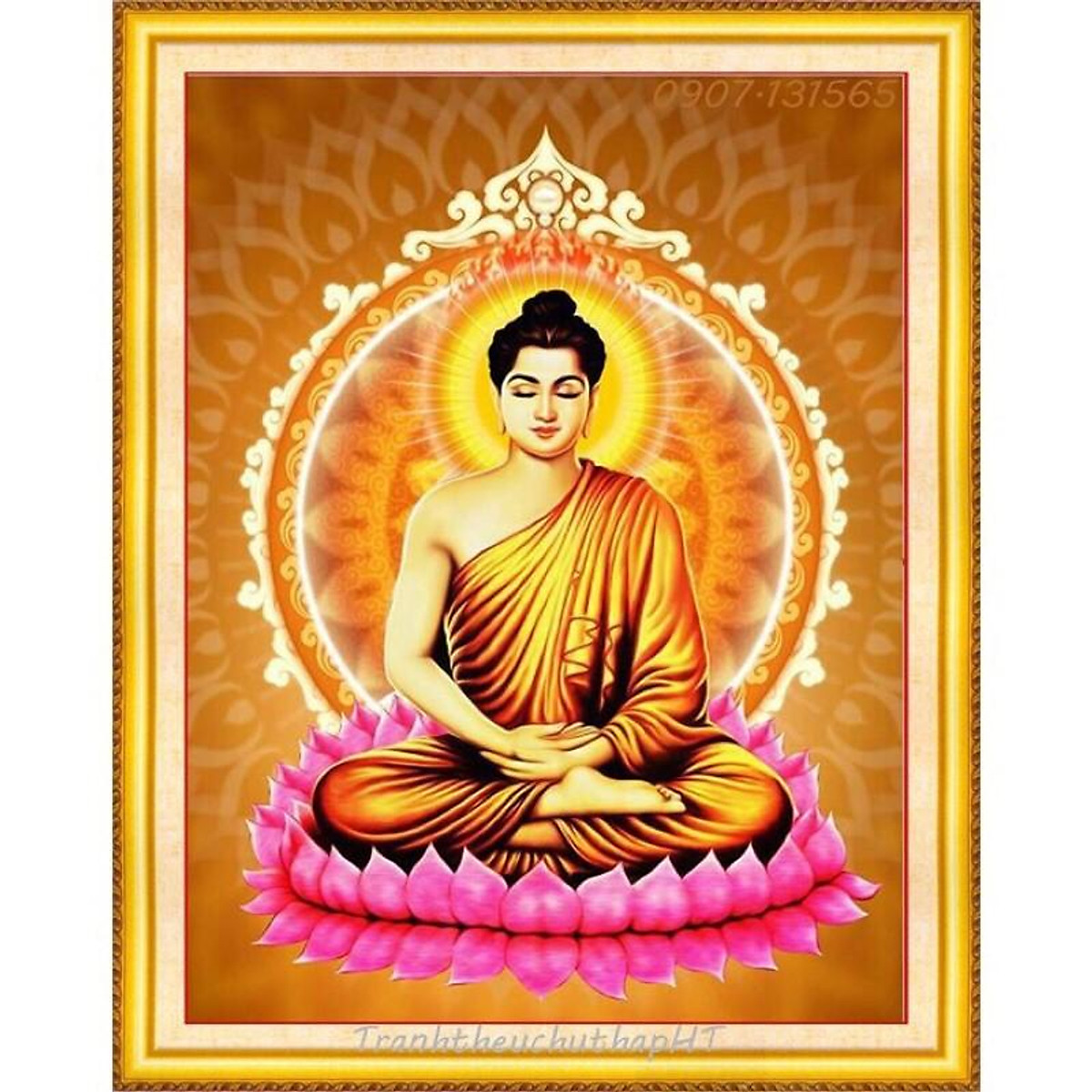 Tranh đính đá Phật Thích Ca Mâu Ni VS482 (80x60) chưa đính - Các ...
