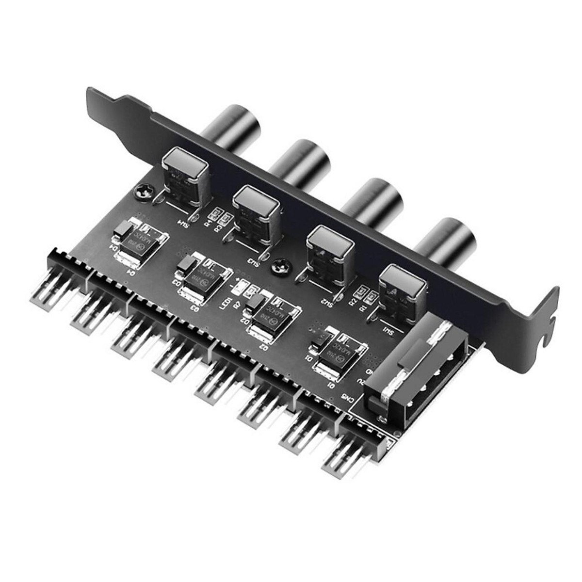 Mua 8 Way PC Case Cooling Fan Hub PC Fan Hub for PC Case Chassis ...