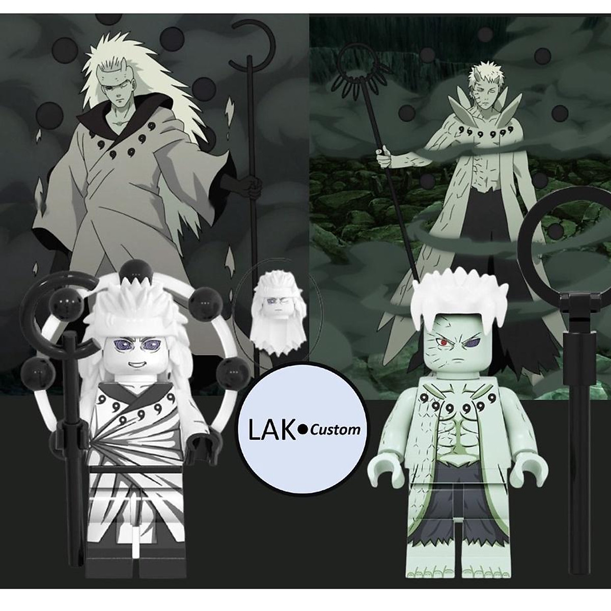 Đến với mô hình Uchiha Madara và Uchiha Obito, bạn sẽ được chiêm ngưỡng hai nhân vật đầy ấn tượng và bí ẩn trong thế giới Naruto. Với độ chi tiết và chất lượng tuyệt vời, mô hình sẽ đem đến cho bạn những phút giây giải trí tuyệt vời.