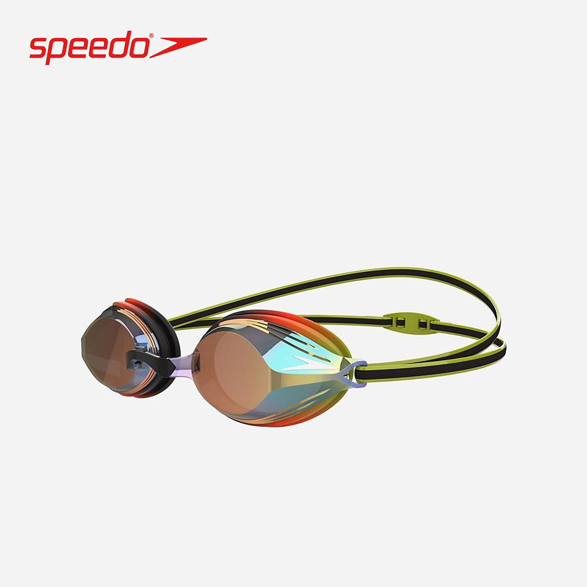 Kính bơi trẻ em Speedo VENGEANCE MIR GOG JU BLACK/GREEN - 8-11325G798