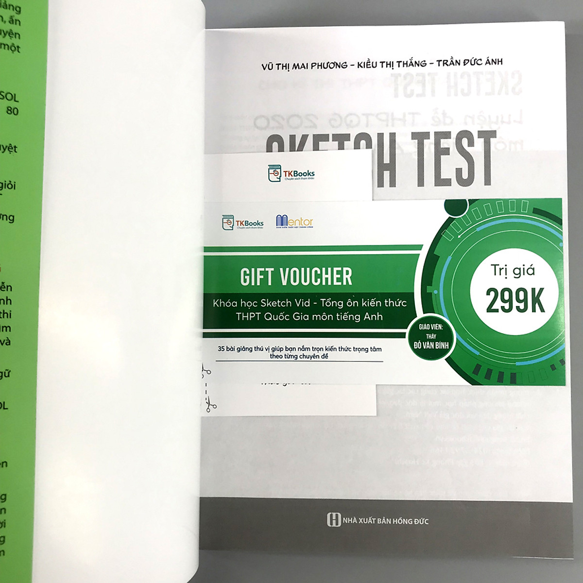 Combo luyện thi khối A1: Sketch Test Luyện Đề THPT QG 2020 môn Toán, Vật lí, Tiếng anh