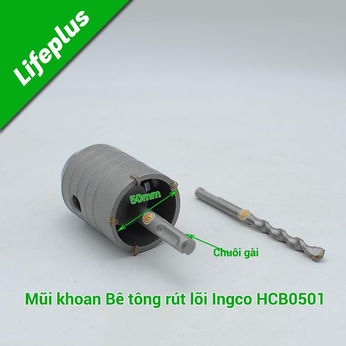 Mũi khoan rút lõi bê tông, gạch men, lỗ tường chuôi gài Ingco Mũi Khoan Rút Lõi Bê Tông, Gạch Men, Lỗ Tường Chuôi Gài Ingco