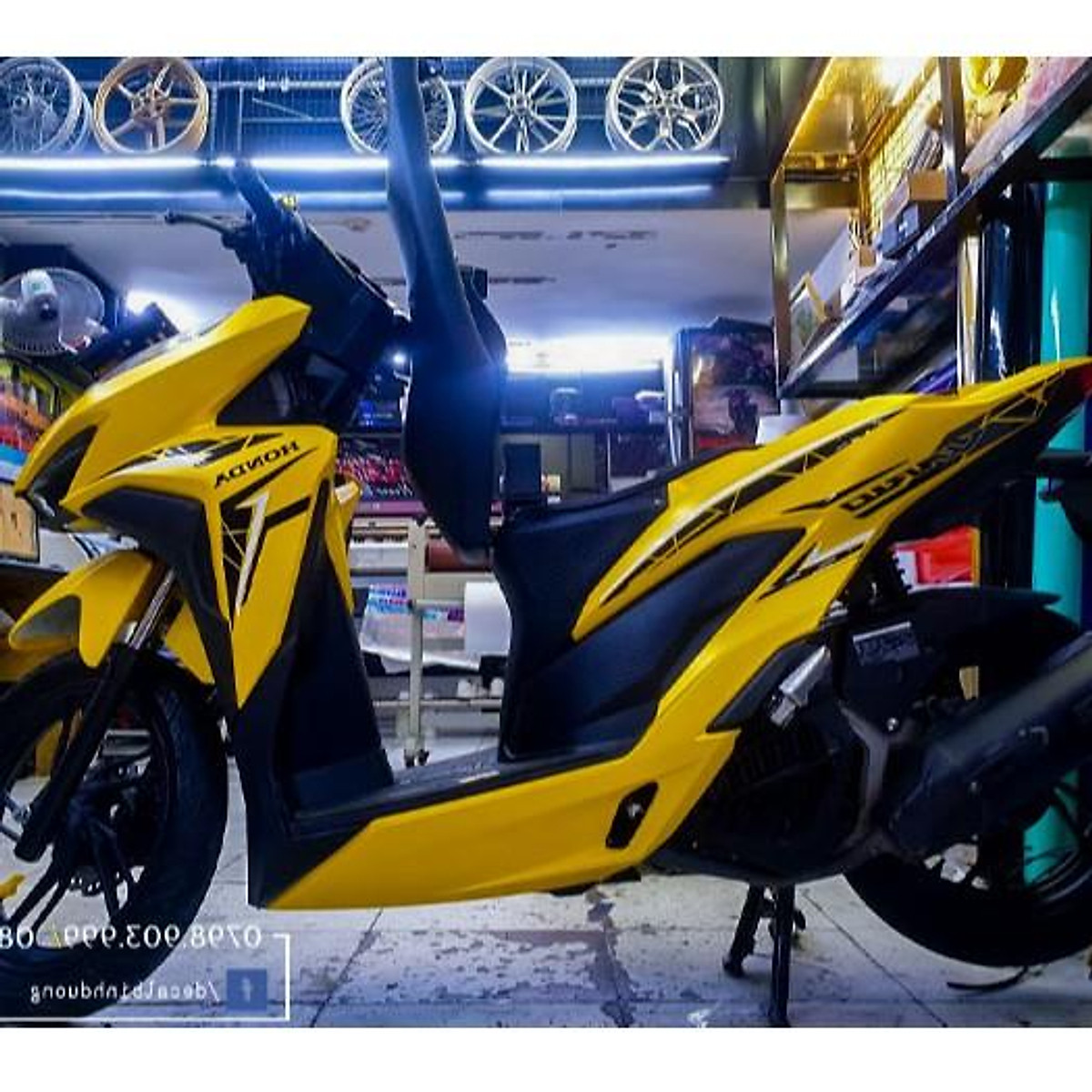 Tem Rời Vario 150 Vàng Đen Dán Xe Xám  Shopee Việt Nam