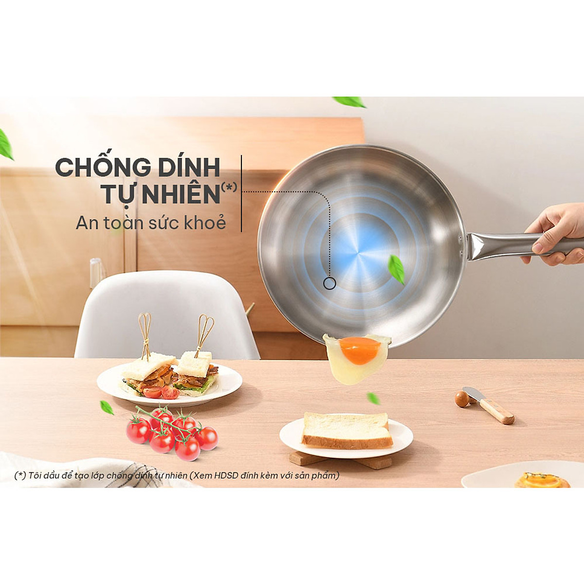 Chảo Inox đa lớp Sunhouse INM6